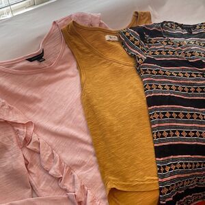Bundle 3 Pieces: Banana Republic & Madewell Tops